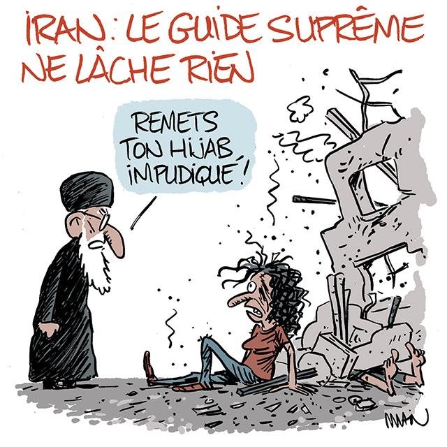 Dessin de presse : Iran bombardé presse : Iran bombardé