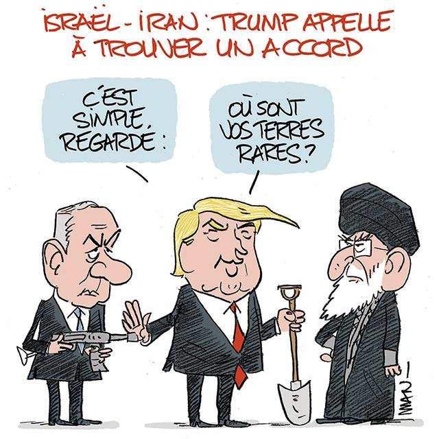 Dessin de presse : Trump presse : Trump