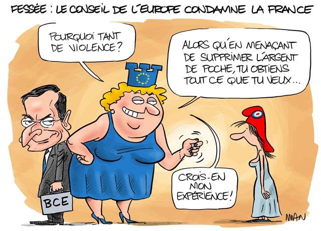 Dessin de presse : Fesséeurope presse : Fesséeurope