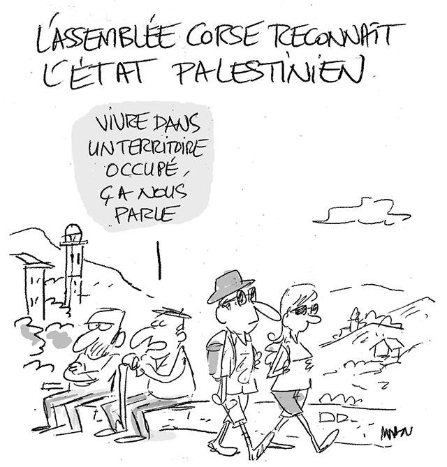 Dessin de presse : Corse presse : Corse
