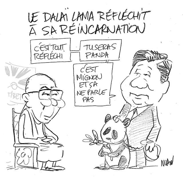 Dessin de presse : Réincarnation presse : Réincarnation