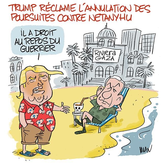 Dessin de presse : Repos du guerrier presse : Repos du guerrier