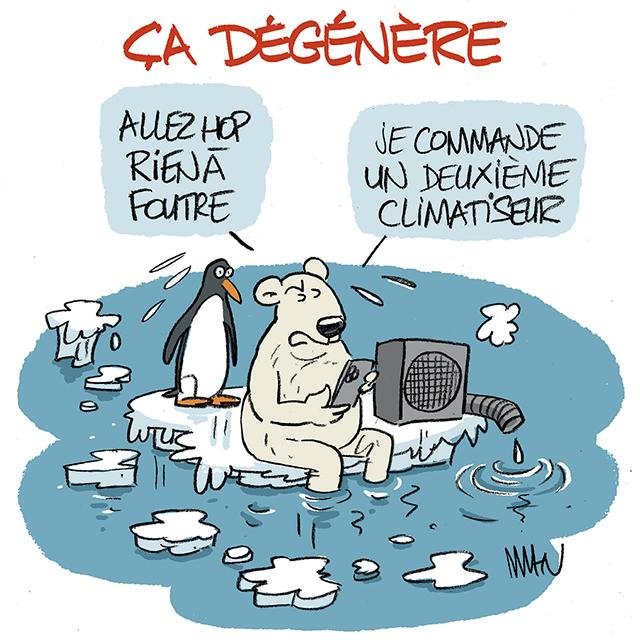 Dessin de presse : Climatiseurs presse : Climatiseurs