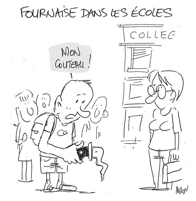 Dessin de presse : Fournaise presse : Fournaise