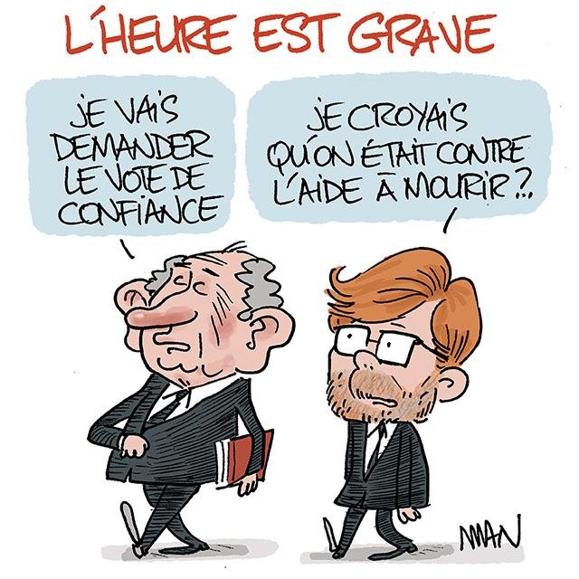 Dessin de presse : Confiance presse : Confiance
