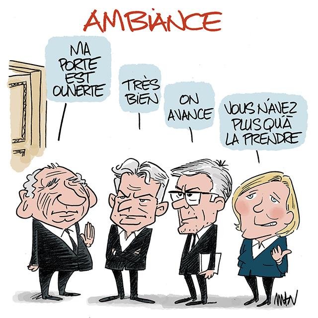 Dessin de presse : Porte ouverte presse : Porte ouverte
