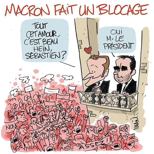 Dessin de presse : Blocage presse : Blocage