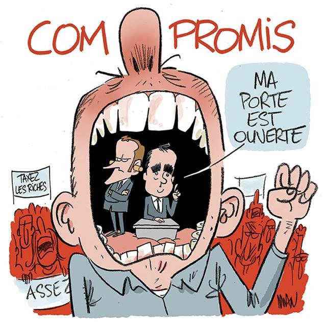 Dessin de presse : Compromis presse : Compromis