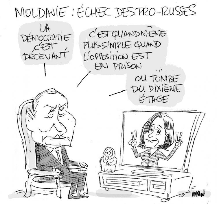Dessin de presse : Moldavie presse : Moldavie