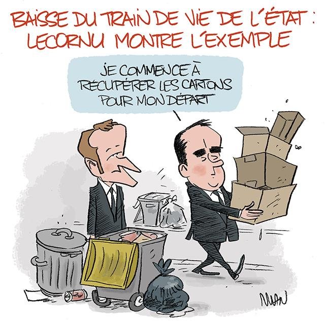 Dessin de presse : Train de vie presse : Train de vie