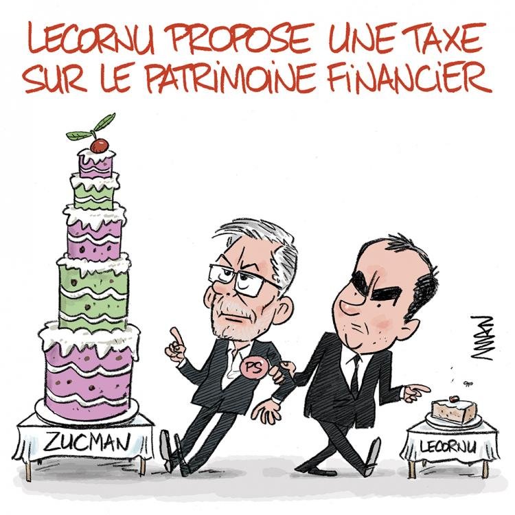 Dessin de presse : Zucman presse : Zucman