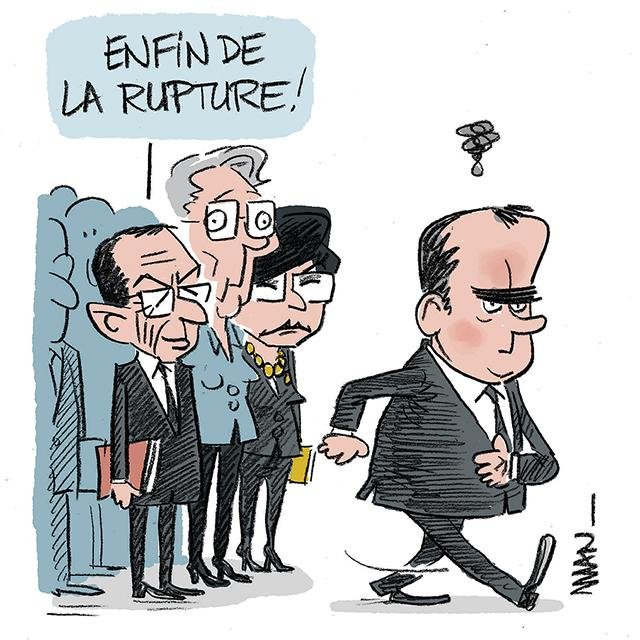 Dessin de presse : Rupture presse : Rupture