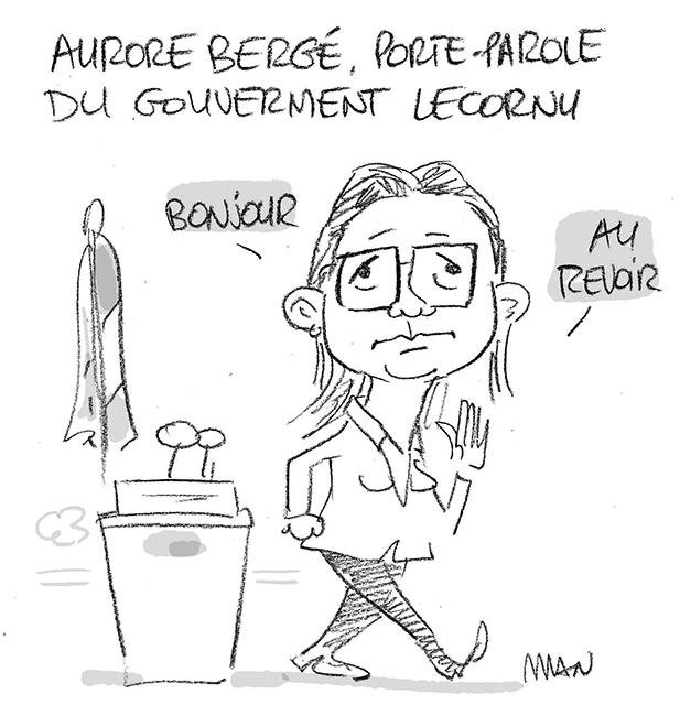 Dessin de presse : Porte-parole presse : Porte-parole