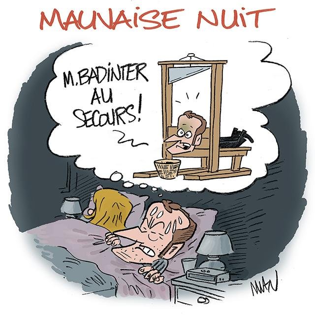 Dessin de presse : Badinter au Panthéon presse : Badinter au Panthéon