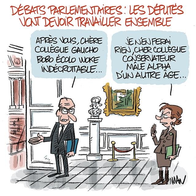 Dessin de presse : Parlementarisme presse : Parlementarisme
