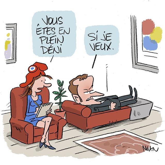 Dessin de presse : Déni presse : Déni