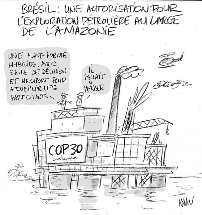 Dessin de presse : COP 30 presse : COP 30