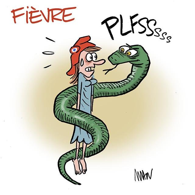 Dessin de presse : PLFSS presse : PLFSS