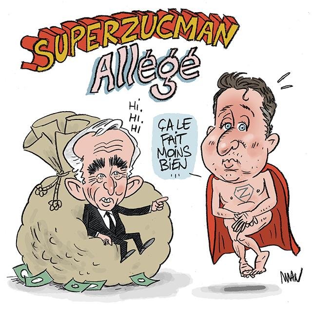 Dessin de presse : SuperZucman presse : SuperZucman