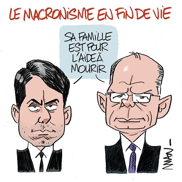 Dessin de presse : Macronisme presse : Macronisme