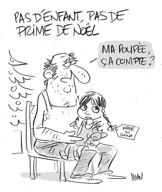 Dessin de presse : Poupée presse : Poupée
