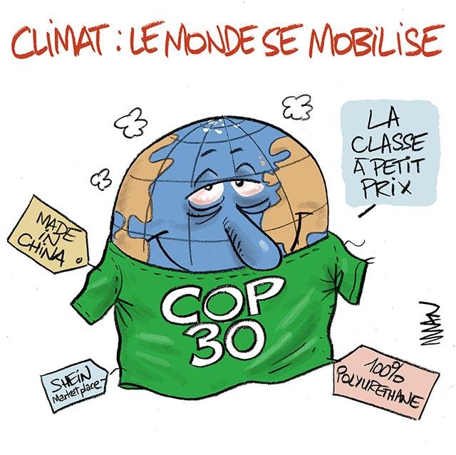 Dessin de presse : COP 30 presse : COP 30