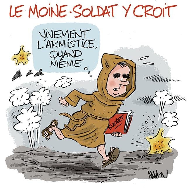 Dessin de presse : Moine soldat presse : Moine soldat