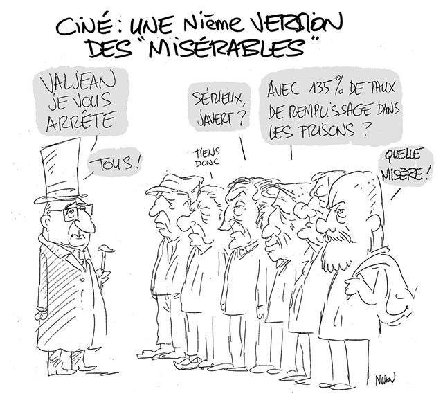 Dessin de presse : Valjean(s) presse : Valjean(s)