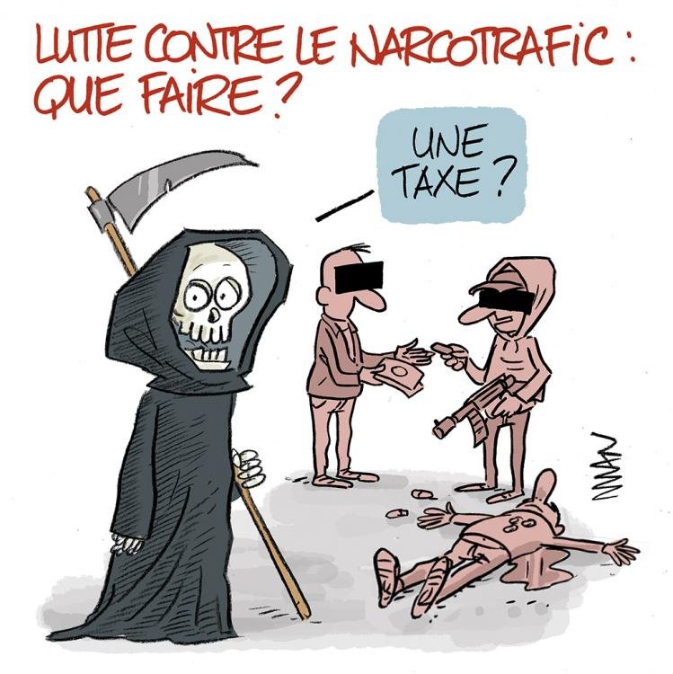 Dessin de presse : Narcotrafic presse : Narcotrafic