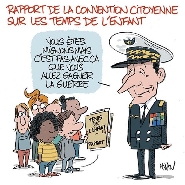 Dessin de presse : Temps de l'enfant presse : Temps de l'enfant