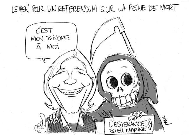 Dessin de presse : Binôme de la mort presse : Binôme de la mort