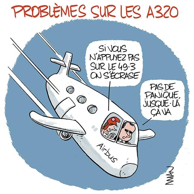 Dessin de presse : Airbus presse : Airbus