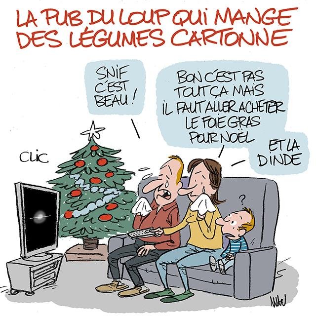 Dessin de presse : Loup Intermarché presse : Loup Intermarché