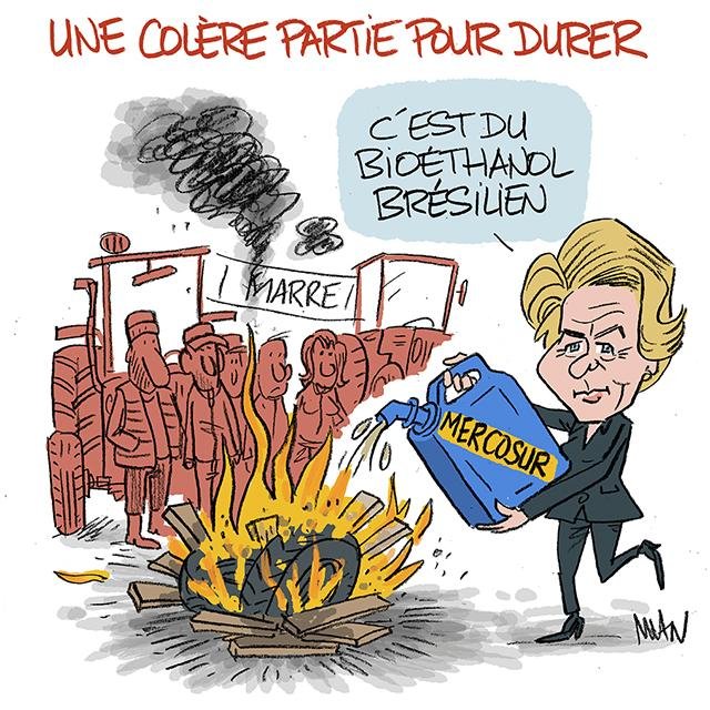 Dessin de presse : Mercosur presse : Mercosur