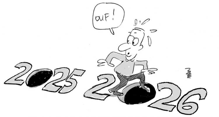 Dessin de presse : Bonne (?) année presse : Bonne (?) année