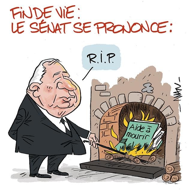 Dessin de presse : Aide à mourir presse : Aide à mourir