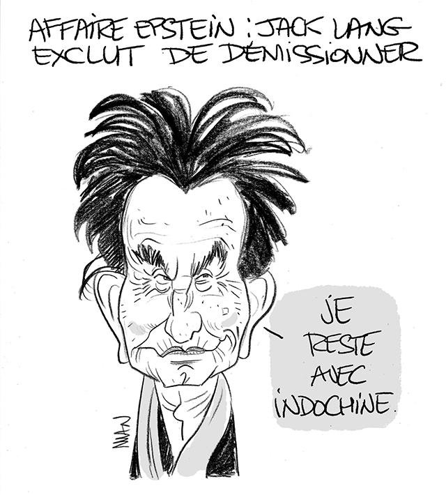 Dessin de presse : Epstein presse : Epstein