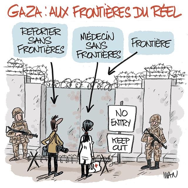 Dessin de presse : (Sans) frontières presse : (Sans) frontières
