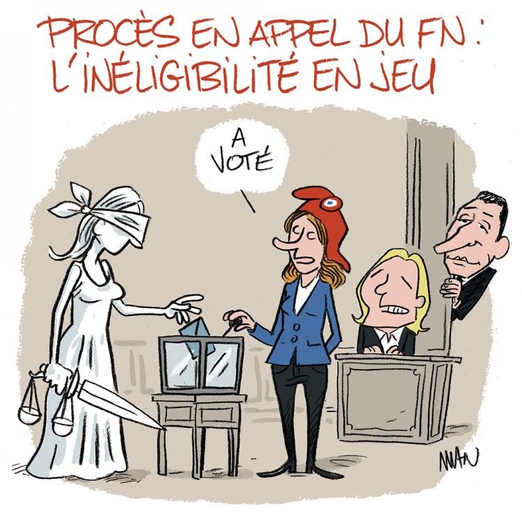 Dessin de presse : Inéligibilité presse : Inéligibilité