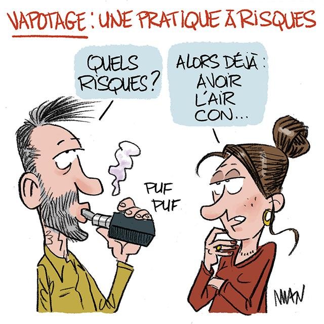 Dessin de presse : Vapotage presse : Vapotage