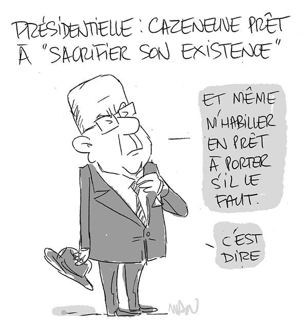 Dessin de presse : Cazeneuve candidat? presse : Cazeneuve candidat?