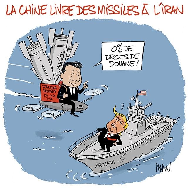 Dessin de presse : Droits de douane presse : Droits de douane