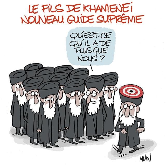Dessin de presse : Khamedei fils presse : Khamedei fils