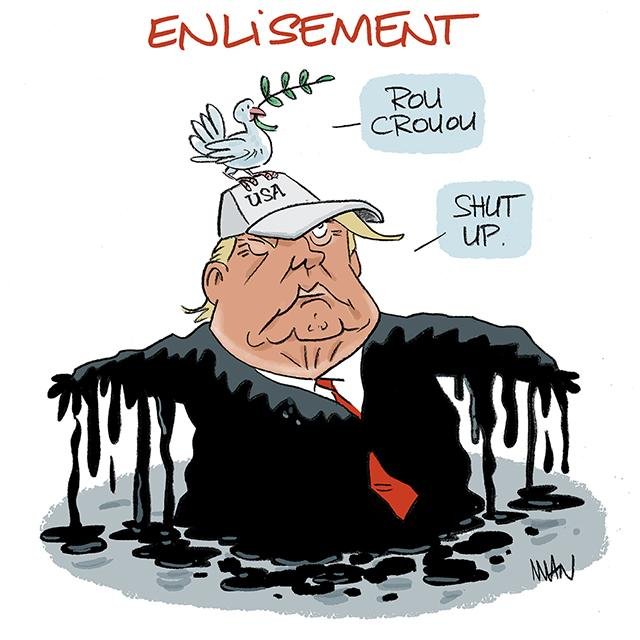 Dessin de presse : Enlisement presse : Enlisement