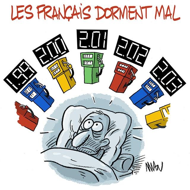 Dessin de presse : Sommeil presse : Sommeil