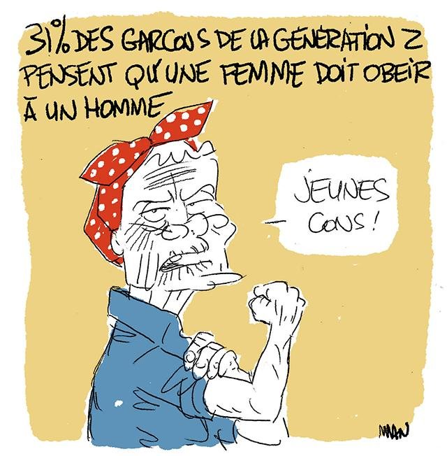 Dessin de presse : GenZ presse : GenZ