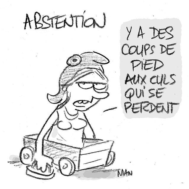 Dessin de presse : Abstention presse : Abstention