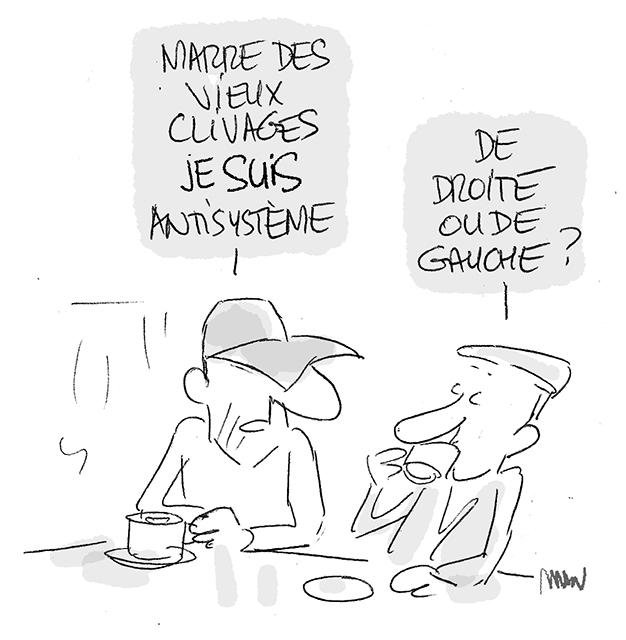 Dessin de presse : Antisystème presse : Antisystème