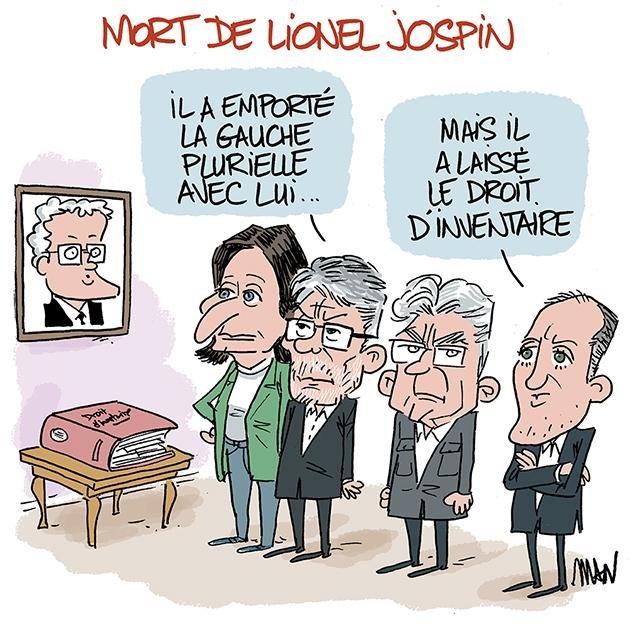 Dessin de presse : Mort deJospin 2 presse : Mort deJospin 2