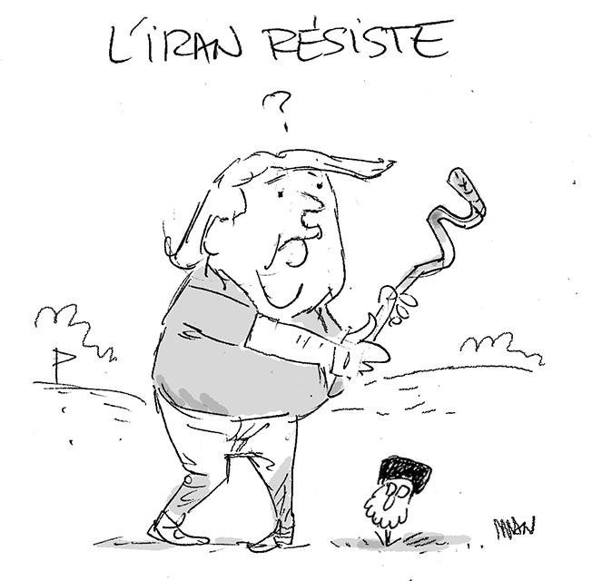 Dessin de presse : Trump presse : Trump